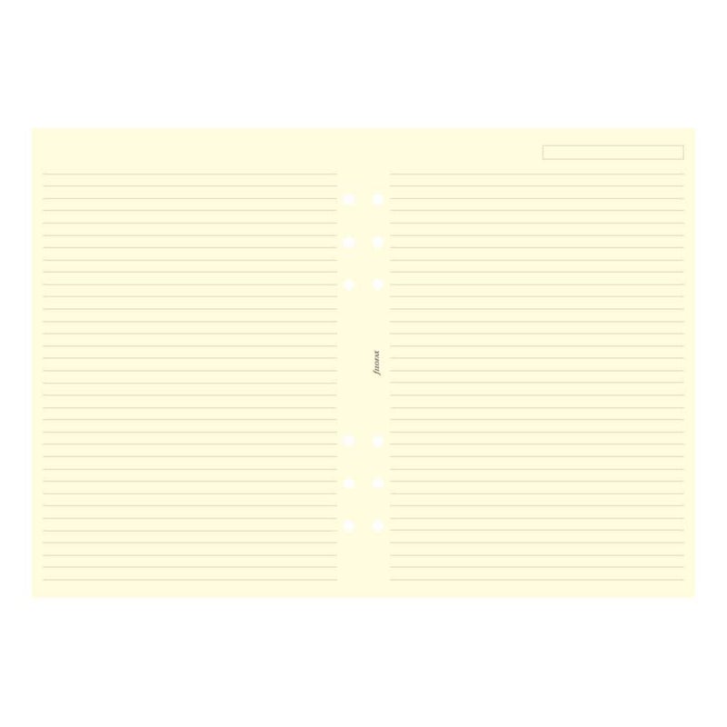 Filofax A5 Cream Ruled (B343032)